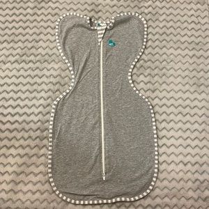 Small Love to Dream Swaddle Original 1.0 TOG Gray